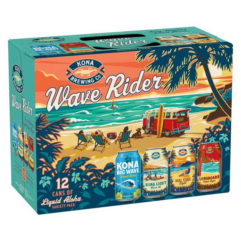 Kona Wave Rider Variety Pack 12pk 12oz Can