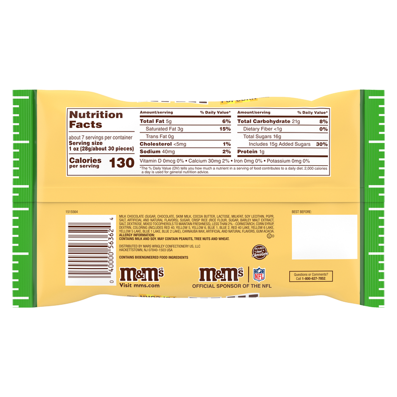 M&M's Popcorn Milk Chocolate Candies 7.44oz