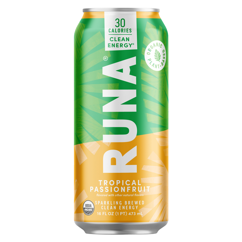 Runa Tropical Passion Water 16oz Can