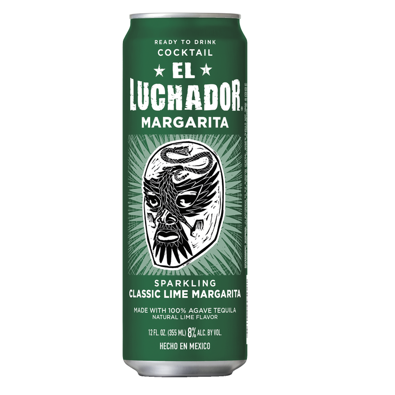 El Luchador Lime Margarita 355ml Can 8% ABV