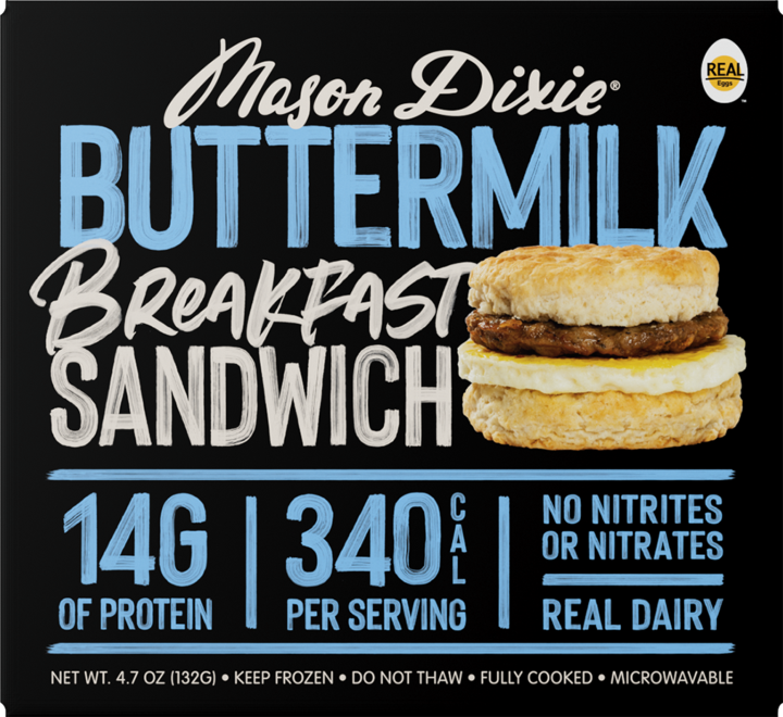 Mason Dixie Foods Single-Serve Buttermilk Breakfast Sandwich 4.7oz