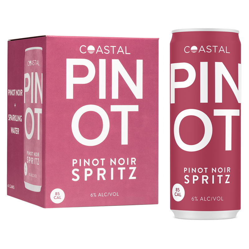 Coastal Spritz Pinot Noir 4pk 12oz Can