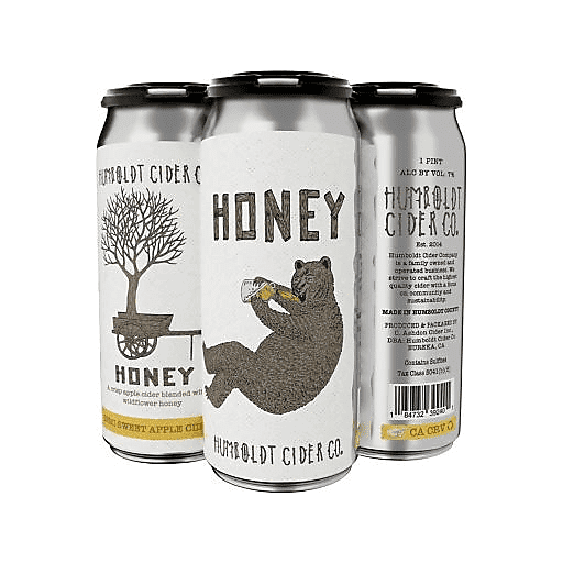 Humboldt Cider Honey 4pk 16oz Can