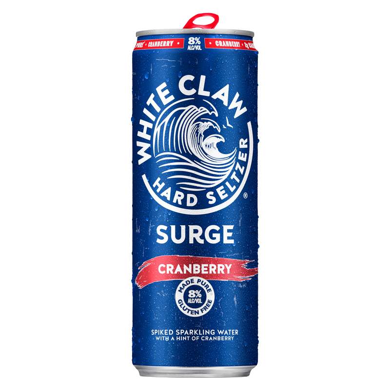 White Claw Surge Cranberry Single 12oz Can 8.0% ABV