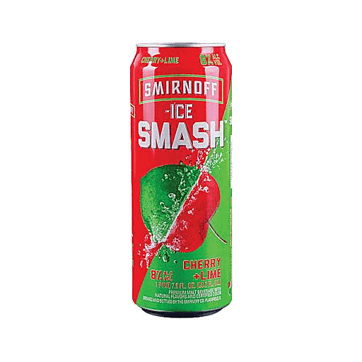 Smirnoff Ice Smash Cherry Lime Single 23.5oz Can