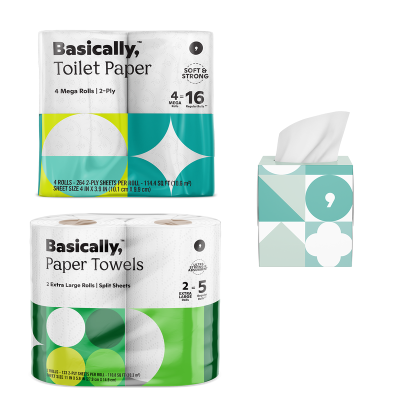 Basically, Household Paper Essentials Bundle 