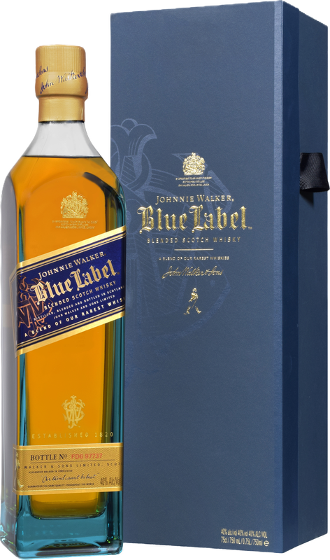 Johnnie Walker Blue Label Blended Scotch Whisky, 750ml (80 Proof)
