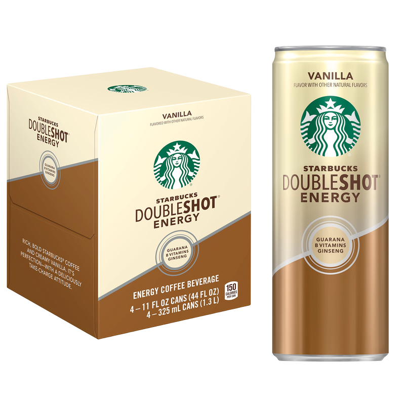 Starbucks Doubleshot Energy Vanilla 4pk 11oz Can