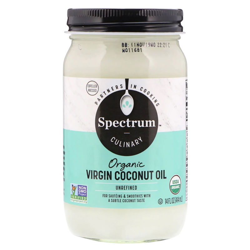 Spectrum Unrefined Organic Virgin Coconut Oil 14oz