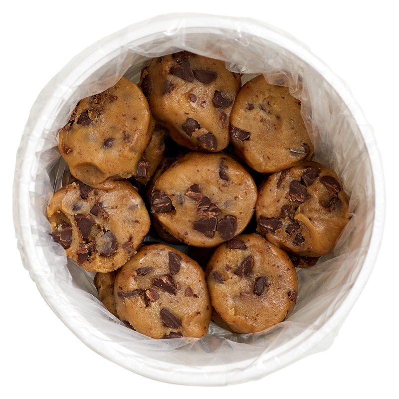 Famous 4th Street Cookie Company Frozen Chocolate Chip Cookie Dough Tub - 16oz