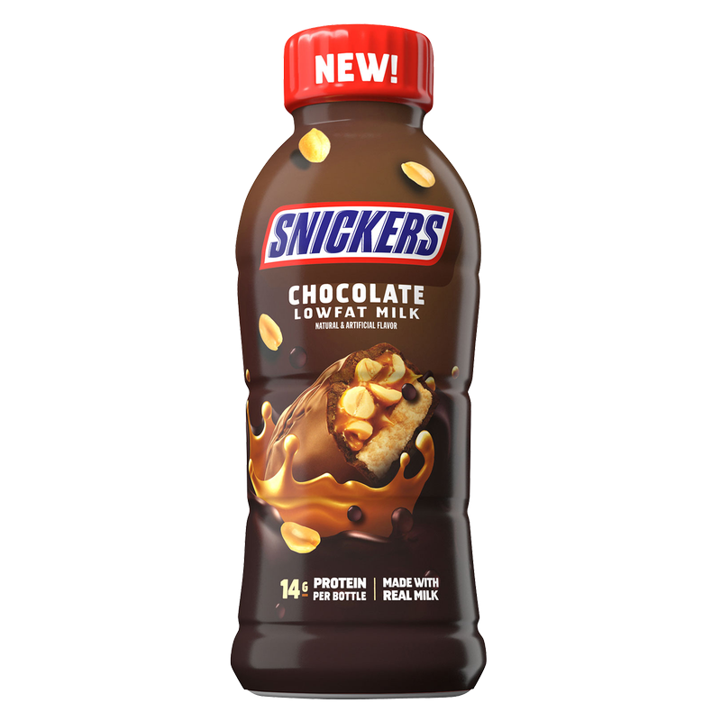 Snickers Chocolate Lowfat Milk 14oz Btl