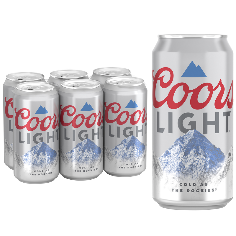 Coors Light 6pk 12oz Can 4.2% ABV