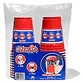 Etch-it Red Party Cup 24ct