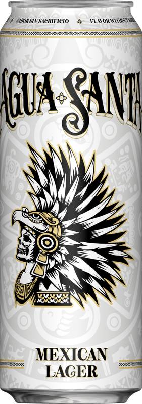 Figueroa Mountain Brewing Co. Agua Santa Mexican Lager Single 19.2oz Can