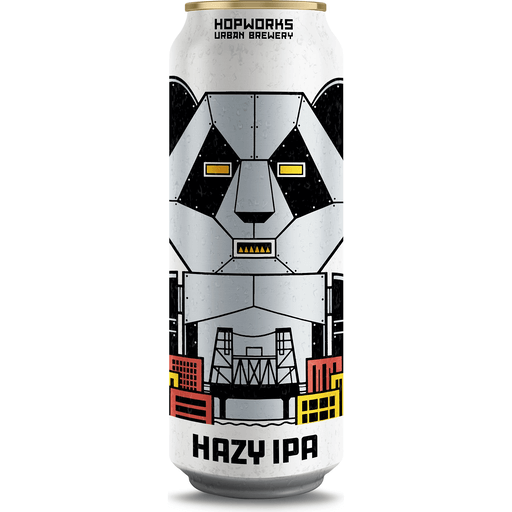 Hopworks Urban Brewery Robot Panda Hazy IPA Single 19.2oz Can