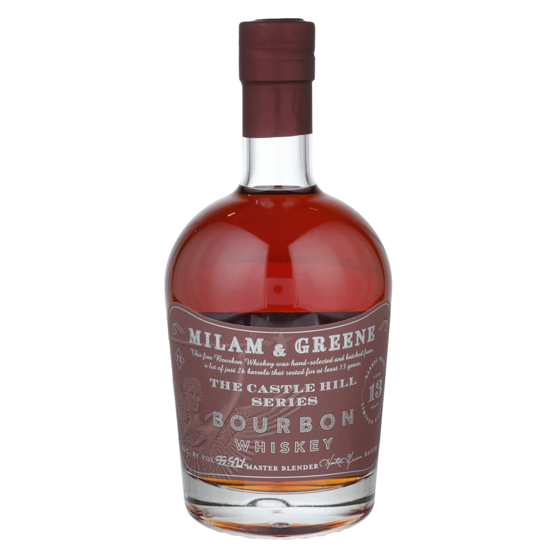 Milam & Greene Bourbon Castle Hill Series Small Batch 750ml Alcohol