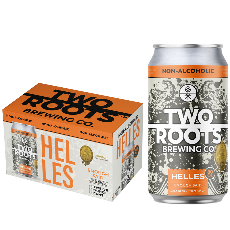 Two Roots Brewing Enough Said Helles Non-Alcoholic 6pk 12oz Can