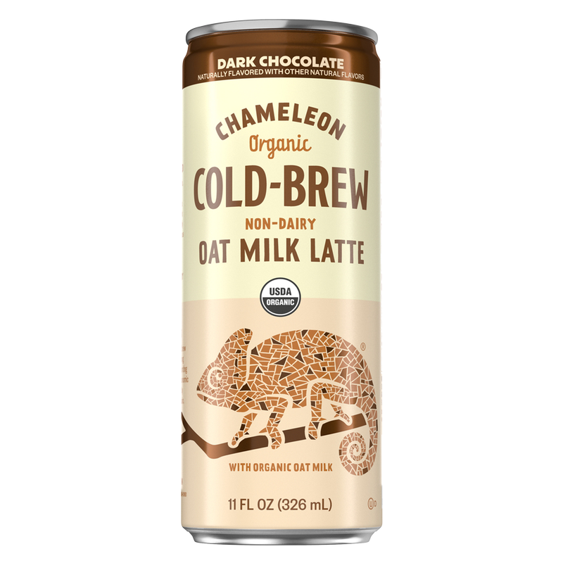 Chameleon Cold Brew Organic Dark Chocolate Oatmilk Latte 11oz Can