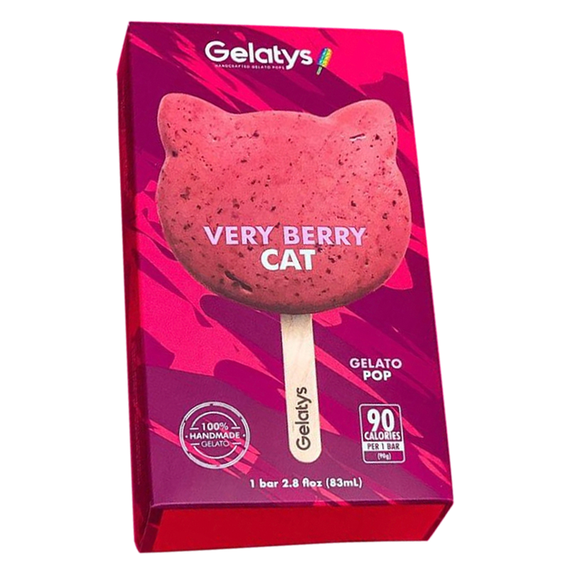 Gelatys Very Berry Cat 2.8oz Bar
