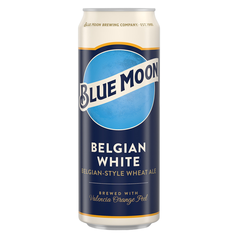 Blue Moon Belgian White Ale Single 24oz Can 5.4% ABV