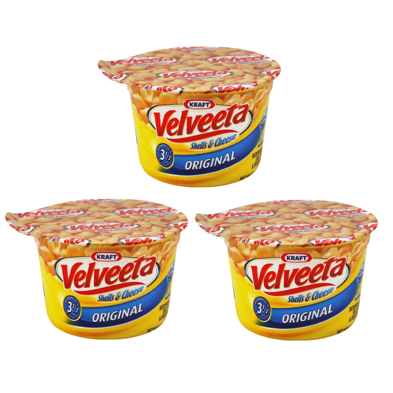 Velveeta Original Shells & Cheese Cup 2.39oz 3ct Bundle 