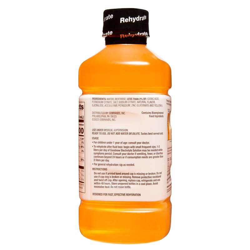 Goodnow Electrolyte Solution Orange 1L