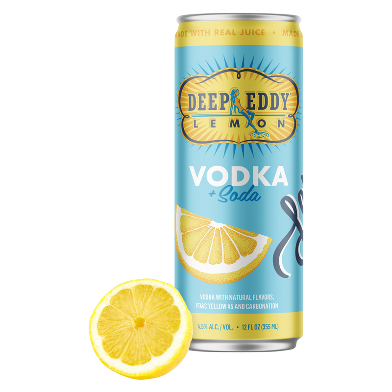 Deep Eddy Lemon Vodka & Soda 4pk 12oz 4.5% ABV