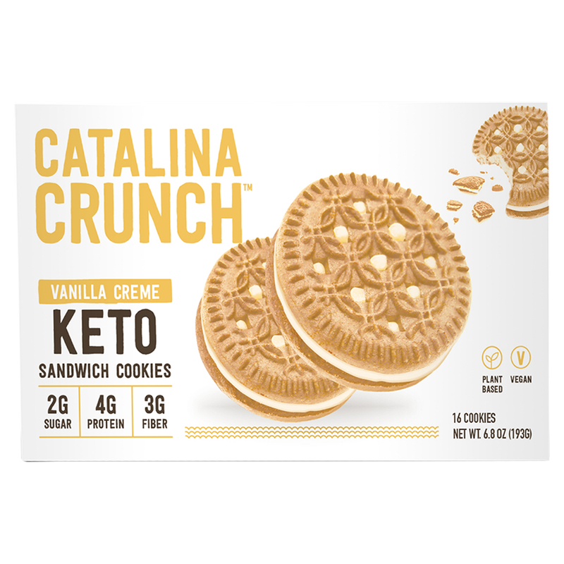 Catalina Crunch Vanilla Creme Keto Sandwich Cookie 6.8oz