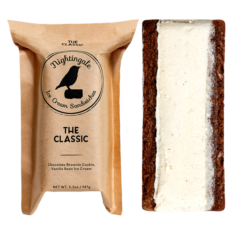 Nightingale Ice Cream Classic Ice Cream Sandwich 5.9oz
