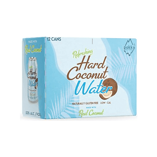 Pakka Hard Coconut Water 12pk 12oz Can