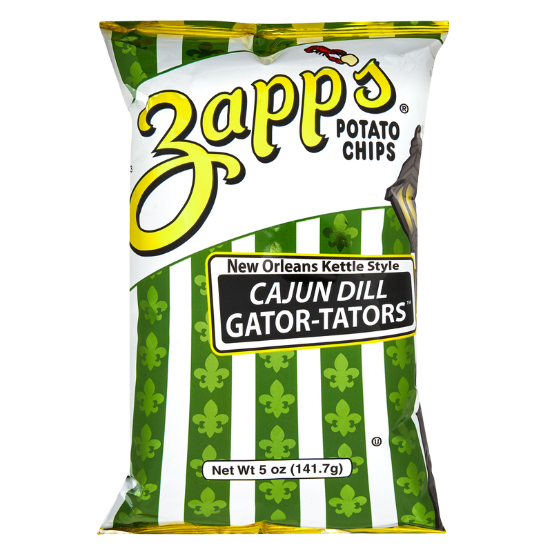 Zapp's Cajun Dill Gator-tators Potato Chips 5oz