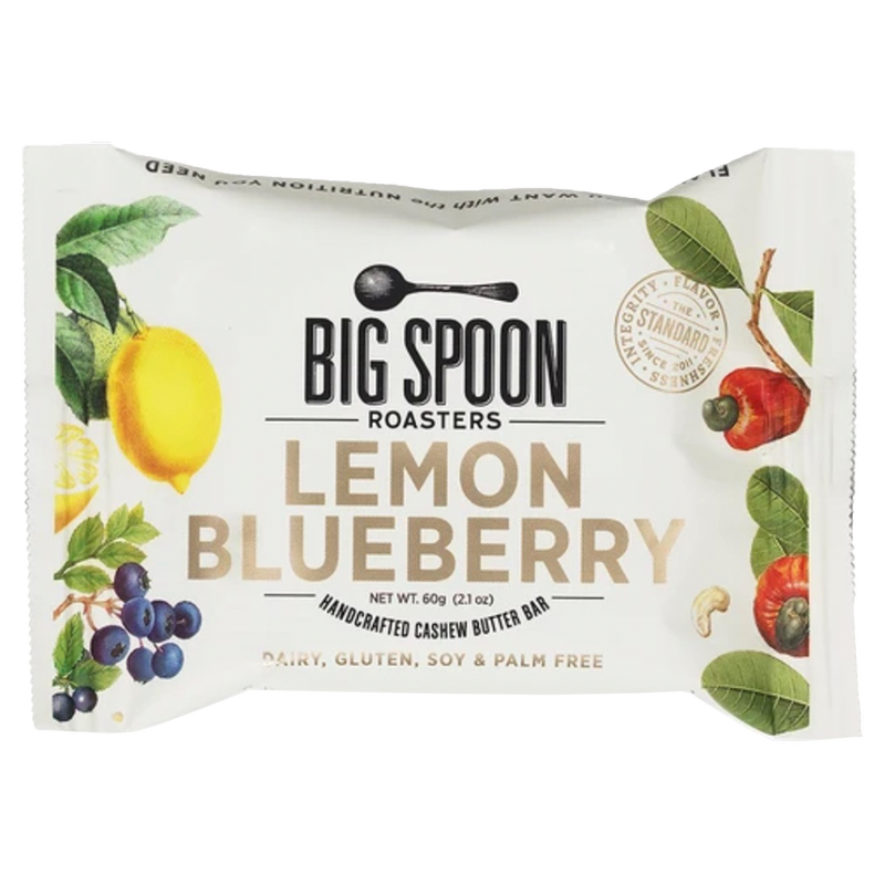 Big Spoon Roasters Lemon Blueberry Nut Butter Bar 60g