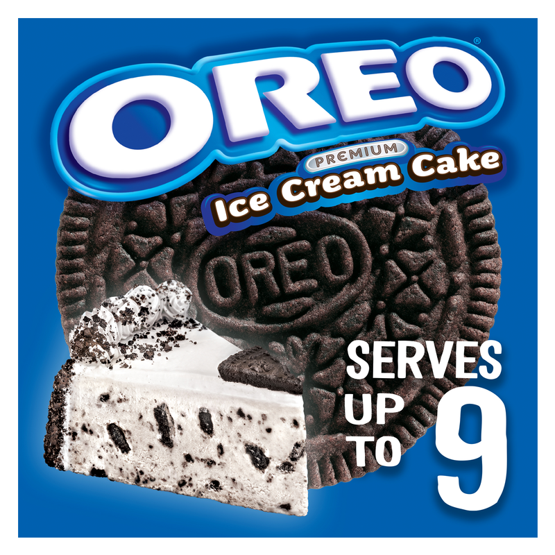 Oreo Vanilla Ice Cream Cake (Serves 9)