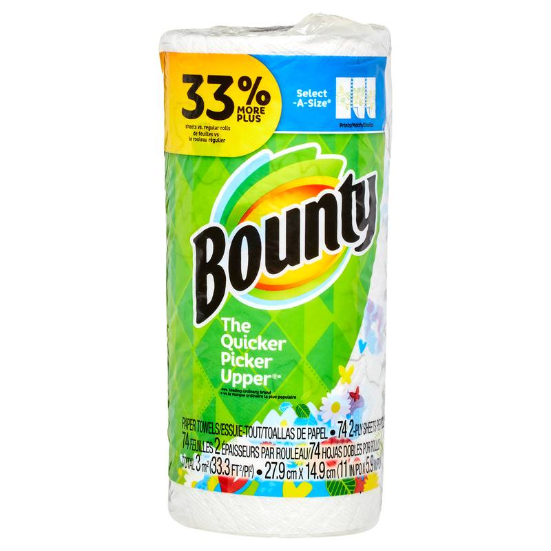 Bounty BIG Roll Select-A-Size Paper Towels 74 Sheets
