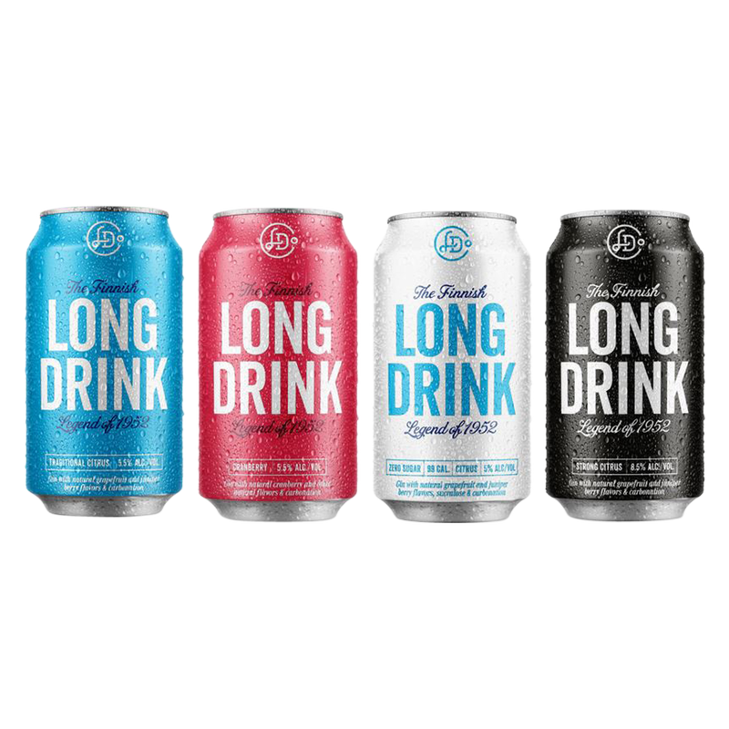 Long Drink Variety 8pk 355ml Can 5.5% ABV : Alcohol fast delivery by ...
