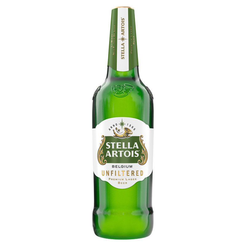 Stella Artois Unfiltered Premium Lager, 620ml