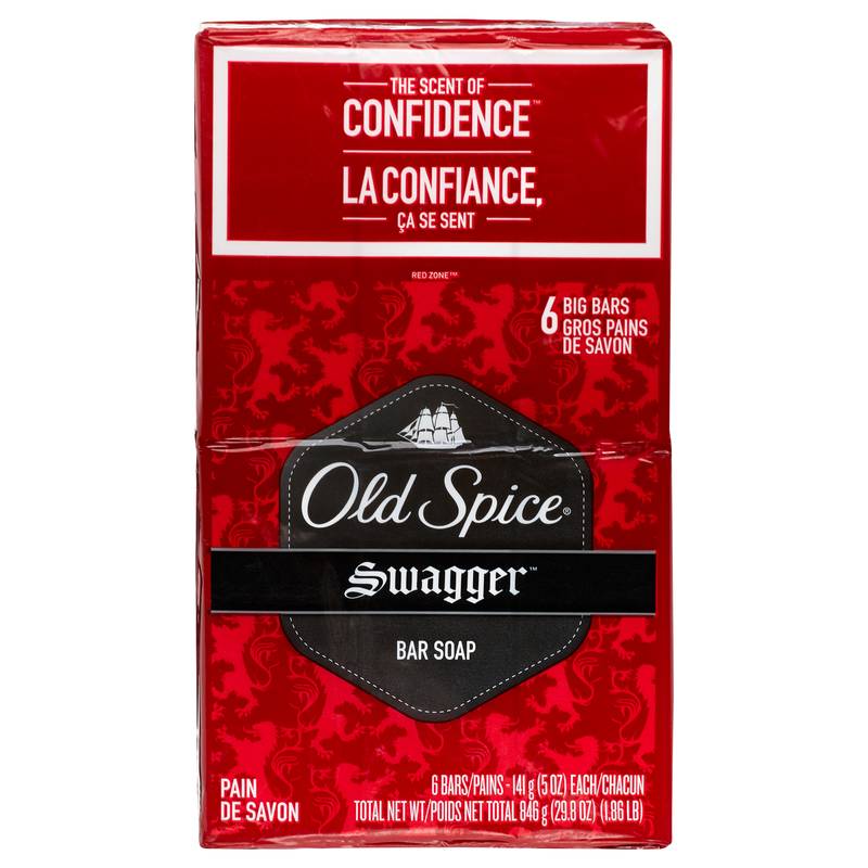 Old Spice Bar Soap Swagger 6ct 4oz