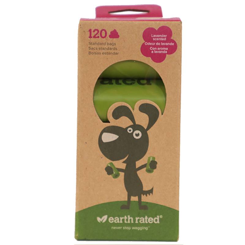 Earth Rated Lavender Scented Dog Waste Bags 120ct