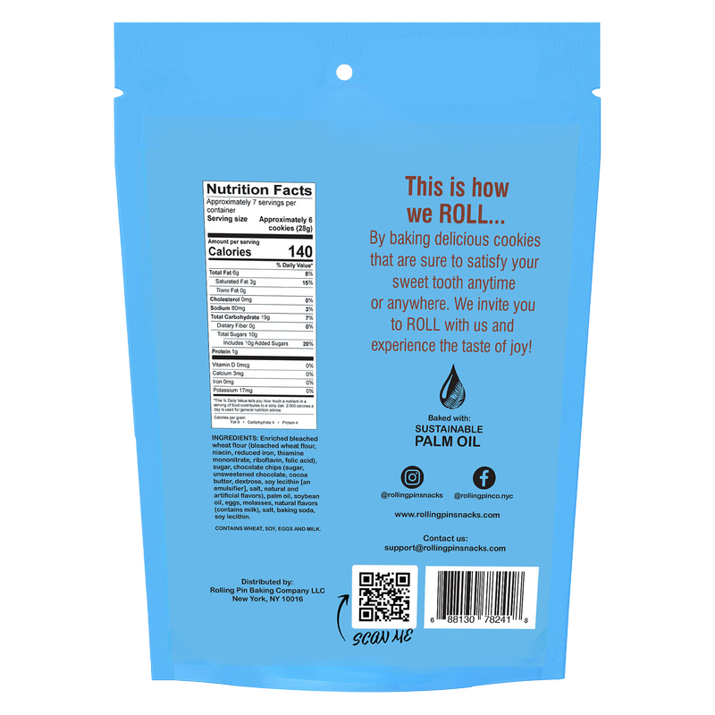 Rolling Pin Bakery Chocolate Chip Mini Cookies Snacks fast delivery
