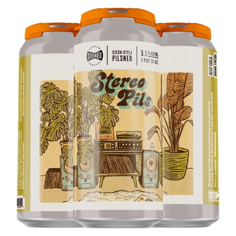Stereo Brewing Stereo Pils 4pk 16oz Cans