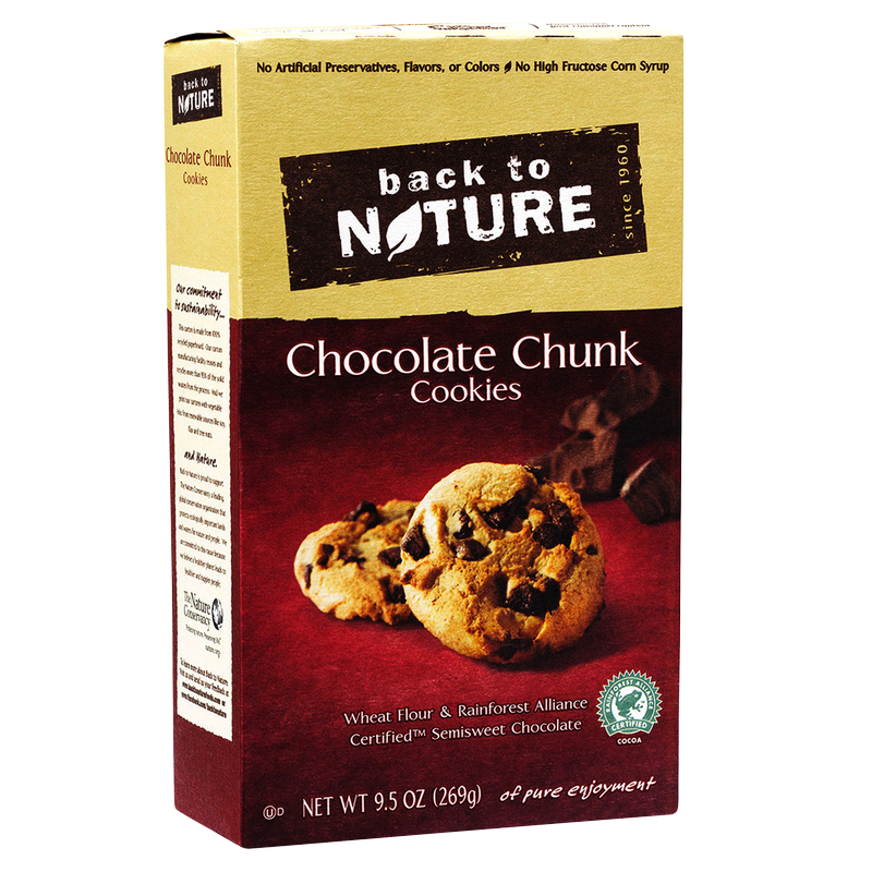 Back to Nature Chocolate Chunk Cookies 9.5oz