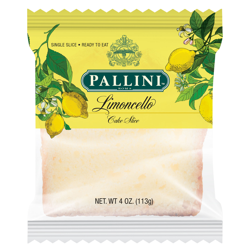 Pallini Limoncello Cake Slice 4oz