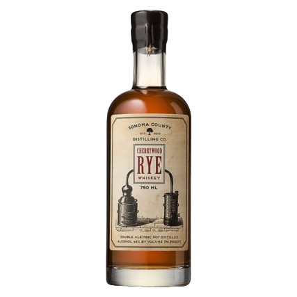 Sonoma County Distilling Cherrywood Rye Whiskey 750ml