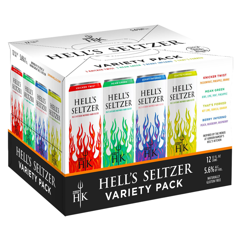 Hell's Seltzer Variety Pack 12pk 12oz Cans
