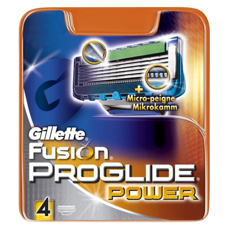 Gillette Fusion Proglide Power Razor Blades 4ct