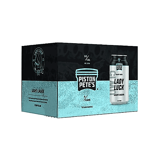 Piston Pete's Lady Luck Light Lager 6pk 12oz Can