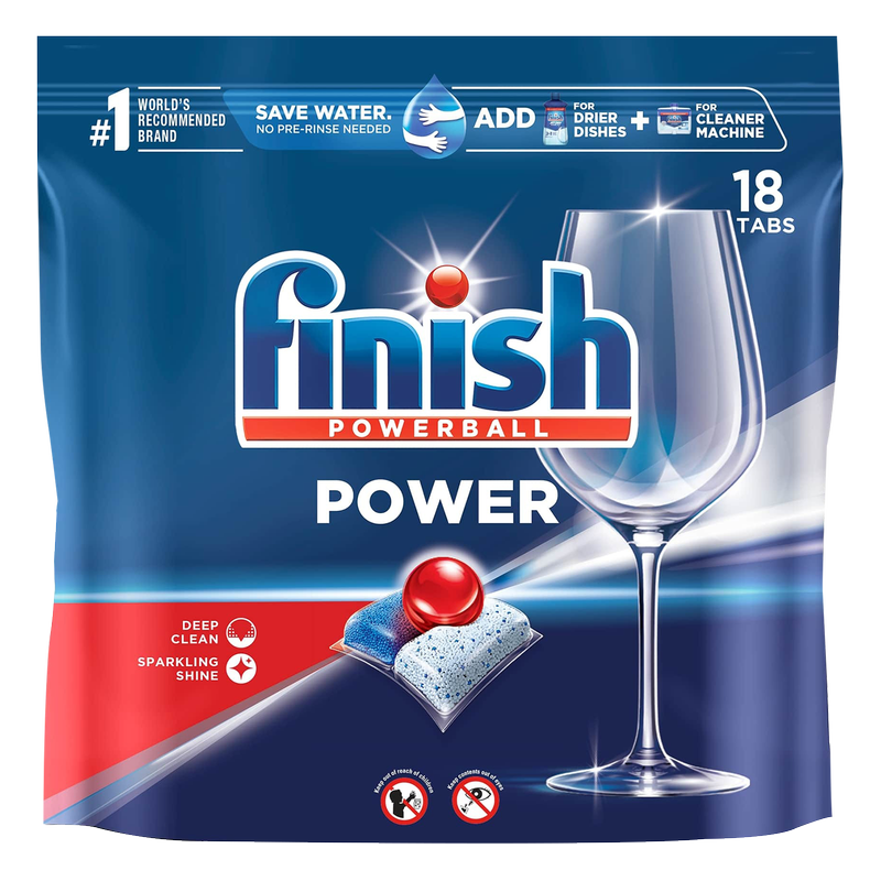 Finish Power Dishwasher Tabs 18 ct.