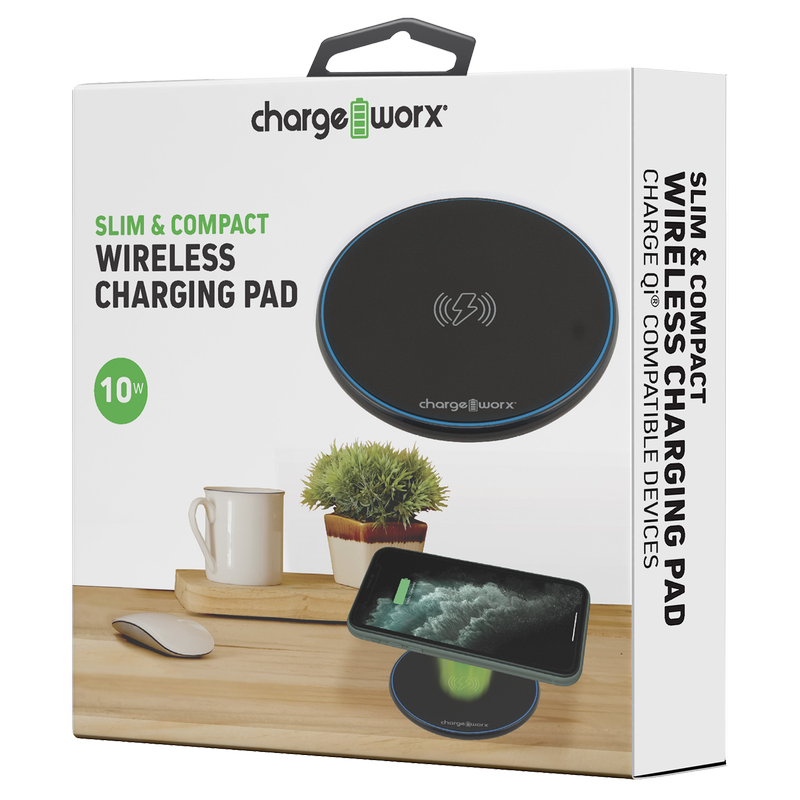 Chargeworx 10W Wireless Charging Pad