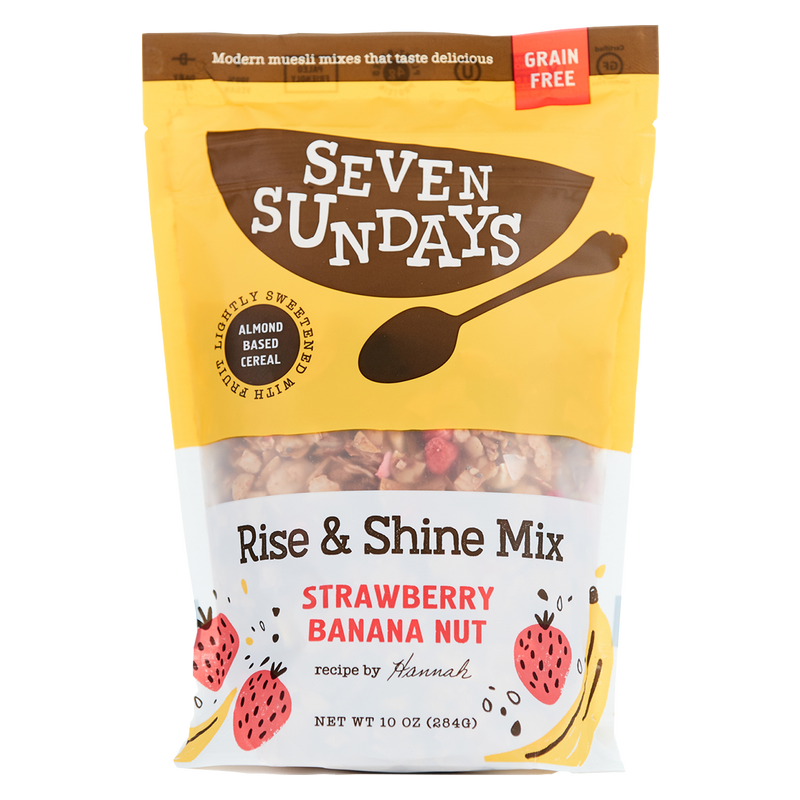 Seven Sundays Rise & Shine Strawberry Grain Free Muesli 10oz Bag