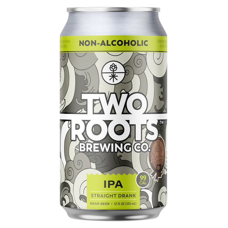Two Roots Brewing Straight Drank IPA Non-Alcoholic 6pk 12oz Can
